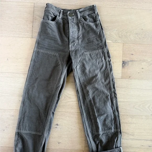 JESSE KAMM - Patchfront handy pant - Mushroom - 0 - Picture 2 of 5